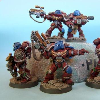 Finished Shadow Sanctus Sternguard Group by Vent