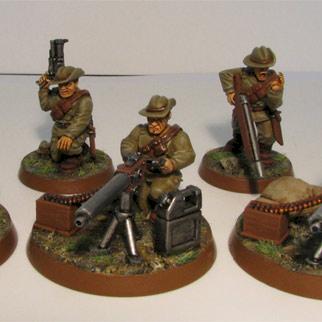 Australis Lighthorse IG Heavy Vickers MG Squad by Tyra Nid