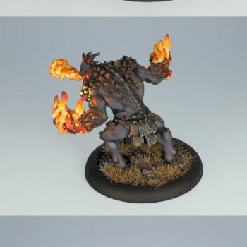 Hordes Trollblood Pyre Troll by spooktalker