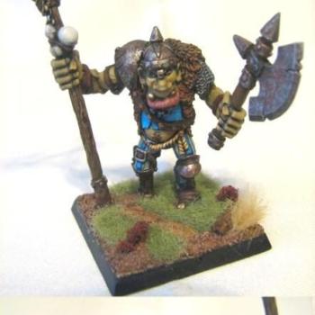 Grotfangs Ogres - Standard Bearer by Scipio Africanus