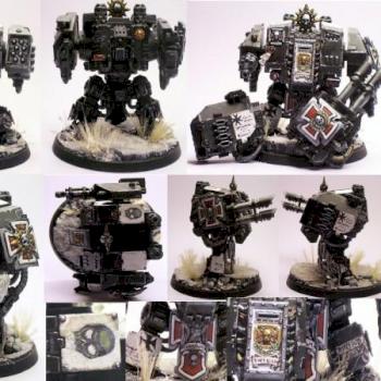 Black Templar Dreadnought by StillLifeMiniatures