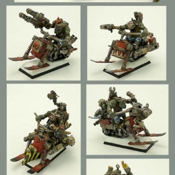 Ork Snowbikerz by OrkBoy