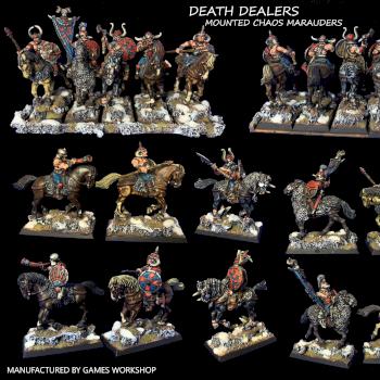 DEATH DEALERS - Mounted Chaos Marauders by mousekiller