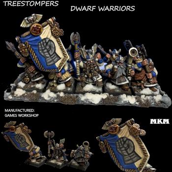 TREESTOMPERS - Dwarf Warriors by mousekiller