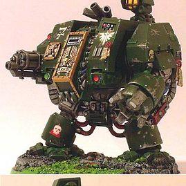 Dark Angels Dreadnought - Brother Akkad by brother bethor123