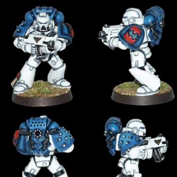 Pre-Heresy World Eaters Space Marine by Talion