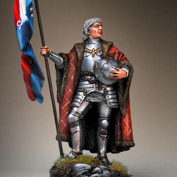 English Standard Bearer at Bosworth Field * Pegaso 54mm * by Duliniel