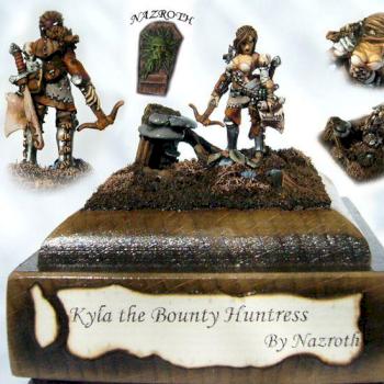 Kyla Bounty Hunter on LARGE BASE by Nazroth by Nazroth