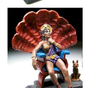 Amazon Queen and Slave by ipaintminis