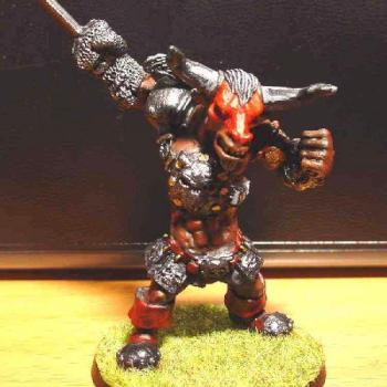 Blood Bowl Minotaur by Swollen Ostrich