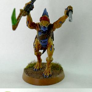 Kroot Shaper with Power Weapon (conversion) again by paleotaur