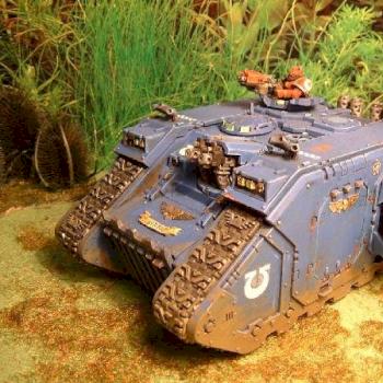 Ultrmarines Land Raider by frankietanch