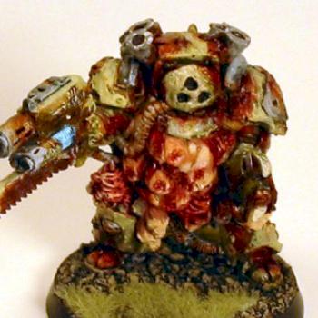 Death Guard Terminator Champion by cRheretic