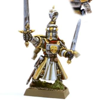 bretonnian foot paladin conversion by franciuus