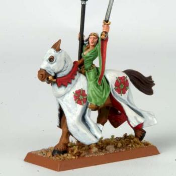 Bretonian mounted Damsel by IronWorker