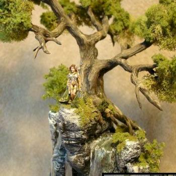 View #3 Amyrith Elmlighter on sculpted base by James by Wappellious