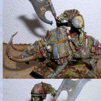 Orc on Brontops by Tool