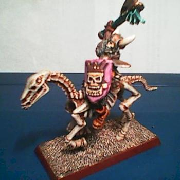 OOP MOUNTED SKELETON CHAMPION FROM THE 80'S ! by PAINTONY