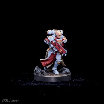 Adepta Sororitas  Battle Sister order of the sacred rose with boltgun by El Sabel