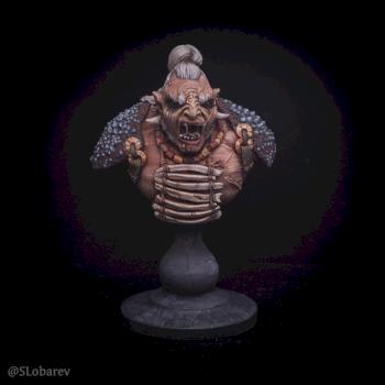 LoTR Ork bust 1/12 by El Sabel