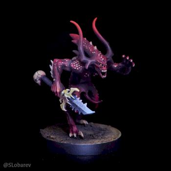 Chaos daemons Khorne Bloodletter by El Sabel