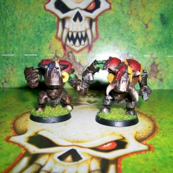 Blood Bowl - Blackorc Blockers by Metal Michi