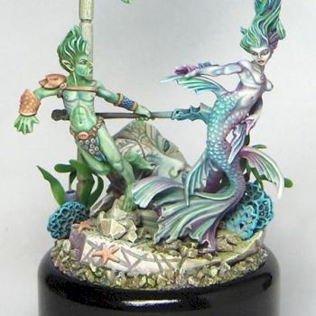 Undersea Encounter - Sea Elves and Mermaid by Sproket