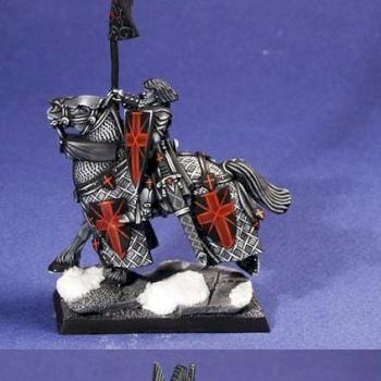 Bretonnia Battle Standard Bearer by Kate