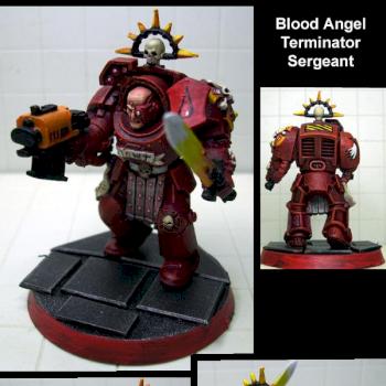 Blood Angel Terminator 02 (Space Hulk) by CaelynTek