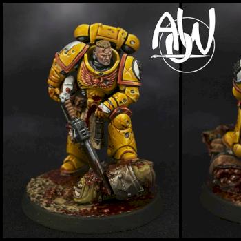 Imperial Fists Sergeant Jovan by TheDoctor