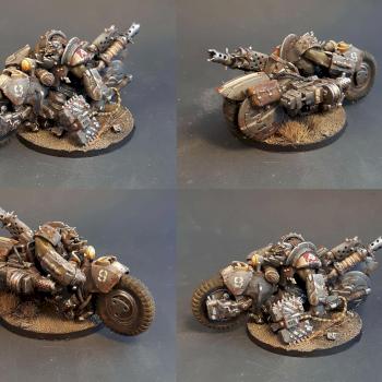 Ork boss on bike by Kernspalt