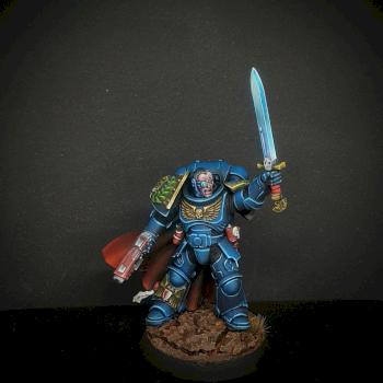 Ultramarines Primaris Captain conversion by risk0