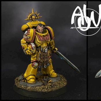 Imperial Fists Lieutenant Amulius by TheDoctor