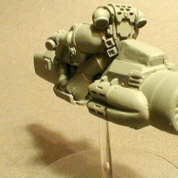 Space Marine Bike converted to Jetbike, pic 2 of 2 by moonwhim