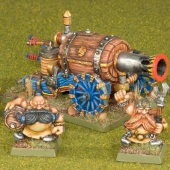 Warhammer Dwarf Flame Cannon by victoria