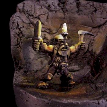 Harlequin miner dwarf by vincegamer