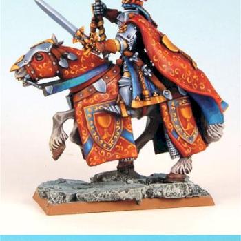 Warhammer Fantasy Bretonnian Standard Bearer by Scibor