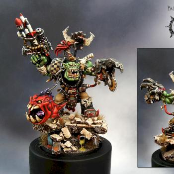 Grukk Faceripper Ork Warboss by Painted By-g