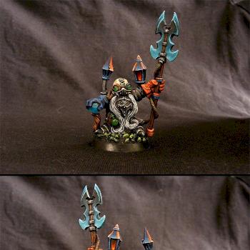 Space Boar Dwarf Rune Priest by HodRod