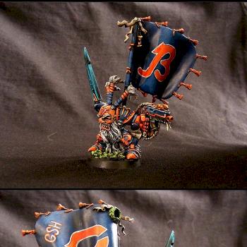 Space Boar Dwarf Grey Hunter Captain by HodRod