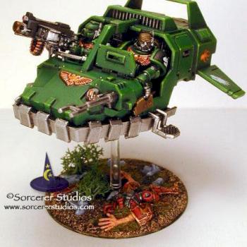 Space Marine Salamander Speeder by Kelly Kim