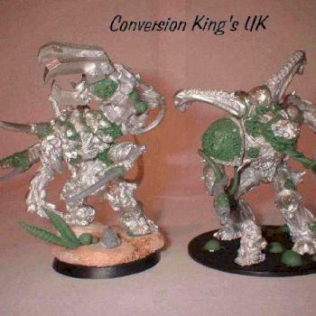 beast & champion of nurgle conversions by neil thomas