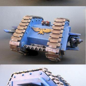 Ultaramarines Land Raider MKI by kabaddon