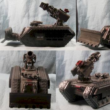 Modified Space Marine Vindicator by rattrap2474