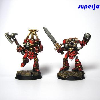 Vintage Champions of Khorne by superjavix