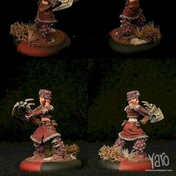 Khador Manhunter - female version (Manhuntress) by yaro