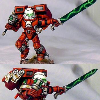 Blood Angels Sanguinary Priest by MrPickles