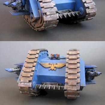 Ultramarines Land Raider Mark I by kabaddon