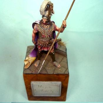 Alexandre King of Macedon, 54mm, White Metal, Art Girona by rosman