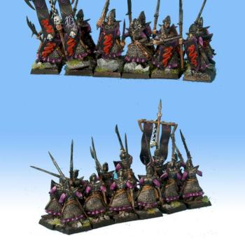 Dark elf spearmen by PeJot